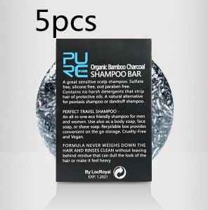 Hand-Extracted Soap Shampoo Bamboo Charcoal Shampoo Soap Hand-Extracted Soap Shampoo Bamboo Charcoal Shampoo Soap